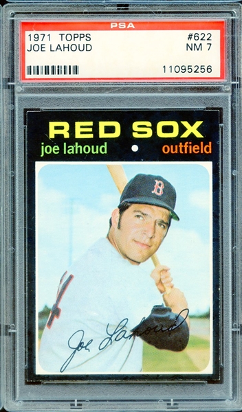 1971 TOPPS 622 JOE LAHOUD PSA NM 7