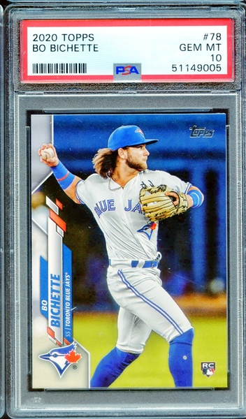 2020 TOPPS 78 BO BICHETTE PSA GEM MT 10