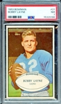 1953 BOWMAN 21 BOBBY LAYNE PSA NM 7