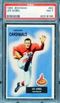 1955 BOWMAN 50 LES GOBEL PSA NM 7