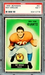 1955 BOWMAN 51 RAY KROUSE PSA NM 7