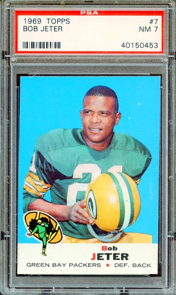 1969 TOPPS 7 BOB JETER PSA NM 7