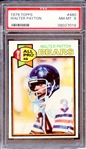 1979 TOPPS 480 WALTER PAYTON PSA NM-MT 8