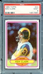 1980 TOPPS 43 KEN CLARK PSA MINT 9