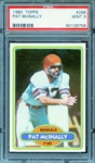 1980 TOPPS 268 PAT McINALLY PSA MINT 9