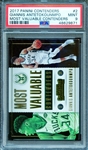 2017 PANINI CONTENDERS MOST VALUABLE CONTENDERS 2 G.ANTETOKOUNMPO MOST VALUABLE CONTENDERS PSA MINT 9