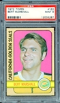 1972 TOPPS 162 BERT MARSHALL PSA MINT 9