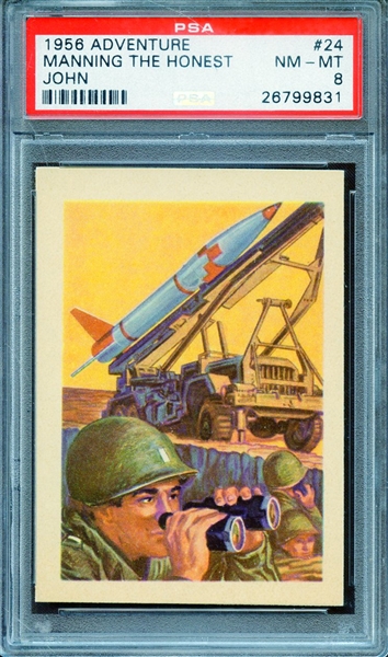 1956 ADVENTURE 24 MANNING THE HONEST JOHN PSA NM-MT 8
