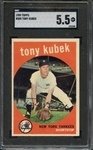 1959 TOPPS 505 TONY KUBEK SGC EX+ 5.5
