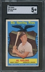 1959 TOPPS 562 AL KALINE ALL STAR SGC EX 5