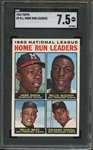 1964 TOPPS 9 NL HOME RUN LEADERS AARON MCCOVEY MAYS CEPEDA SGC NM+ 7.5