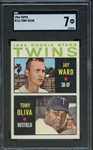 1964 TOPPS 116 TONY OLIVA SGC NM 7