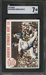 1964 TOPPS 136 WORLD SERIES GAME 1 KOUFAX SGC NM 7