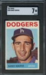 1964 TOPPS 200 SANDY KOUFAX SGC NM 7