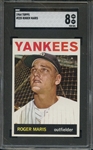 1964 TOPPS 225 ROGER MARIS SGC NM-MT 8