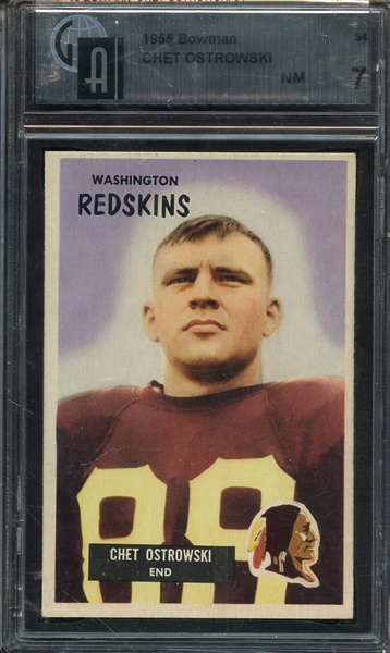 1955 BOWMAN CHET OSTROWSKI GAI NM 7