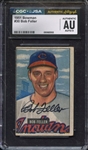 1951 BOWMAN 30 SIGNED BOB FELLER CGC AUTHENTIC JSA AUTO 9