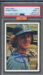 1975 SSPC 238 SIGNED ROBIN YOUNT PSA MINT 9 PSA/DNA AUTO 10 MBA BRONZE