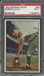 1953 BOWMAN COLOR 29 ROBERTO AVILA PSA NM 7