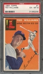 1954 TOPPS 1 TED WILLIAMS PSA EX-MT 6