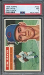 1956 TOPPS 102 JIM DAVIS GRAY BACK PSA NM 7