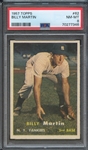 1957 TOPPS 62 BILLY MARTIN PSA NM-MT 8