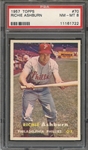 1957 TOPPS 70 RICHIE ASHBURN PSA NM-MT 8