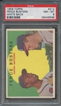 1959 TOPPS 212 FENCE BUSTERS WHITE BACK PSA NM-MT 8