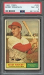 1961 TOPPS 530 BOBBY MALKMUS PSA NM-MT 8