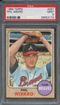 1968 TOPPS 257 PHIL NIEKRO PSA MINT 9