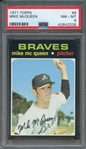 1971 TOPPS 8 MIKE McQUEEN PSA NM-MT 8