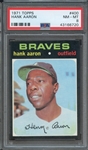 1971 TOPPS 400 HANK AARON PSA NM-MT 8