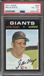 1971 TOPPS 600 WILLIE MAYS PSA VG-EX+ 4.5