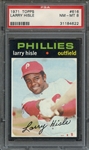 1971 TOPPS 616 LARRY HISLE PSA NM-MT 8
