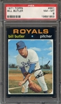 1971 TOPPS 681 BILL BUTLER PSA NM-MT 8