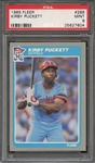 1985 FLEER 286 KIRBY PUCKETT PSA MINT 9