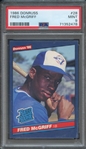 1986 DONRUSS 28 FRED McGRIFF PSA MINT 9