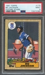 1987 TOPPS 170 BO JACKSON FUTURE STARS PSA MINT 9