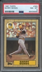 1987 TOPPS 320 BARRY BONDS PSA NM-MT 8