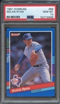 1991 DONRUSS 89 NOLAN RYAN PSA GEM MT 10