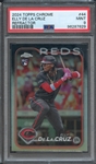 2024 TOPPS CHROME 44 ELLY DE LA CRUZ REFRACTOR PSA MINT 9
