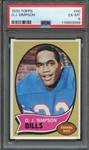 1970 TOPPS 90 O.J. SIMPSON PSA EX-MT 6