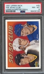1991 UPPER DECK 45 LEMIEUX/GRETZKY/HULL PSA NM-MT 8