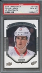 2015 UPPER DECK UD PORTRAITS P-95 DYLAN LARKIN UD PORTRAITS PSA GEM MT 10