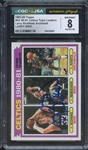 1981 TOPPS 45 SIGNED LARRY BIRD CGC NM-MT 8 JSA AUTO 10