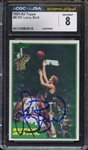 1981 TOPPS E101 SIGNED LARRY BIRD CGC NM-MT 8 JSA AUTO AUTHENTIC