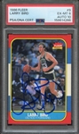 1986 FLEER 9 SIGNED LARRY BIRD PSA EX-MT 6 PSA/DNA AUTO 10