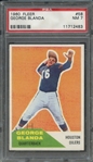 1960 FLEER 58 GEORGE BLANDA PSA NM 7