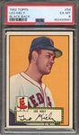 1952 TOPPS 54 LEO KIELY BLACK BACK PSA EX-MT 6