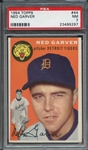 1954 TOPPS 44 NED GARVER PSA NM 7